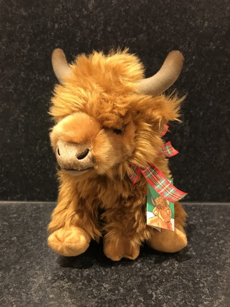 Soft Toy Highland Cow - Highland Cow Honey - Loch Ness Gifts